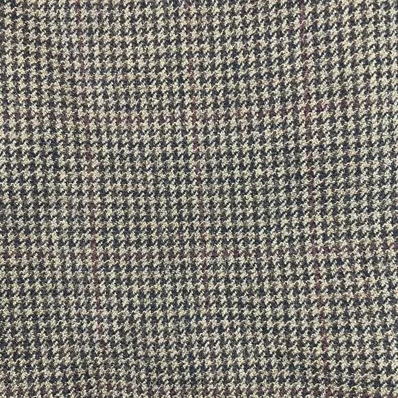 Lauren Ralph Lauren Sport Coat Blazer Men 42L Wool Brown Houndstooth‎ 2 Button